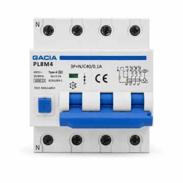    Disjunctoare curba C cu...
 - Intrerupator automat RCBO PL8M4, 3P+N, C10A, 30mA, 6kA, TYPE A, GACIA, sercomelectric.ro
