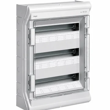     Dulapuri policarbonat / ABS...
 - Tablou electric aparent Vector, 54 module, IP54/IP65, 1000V AC/DC, Hager, sercomelectric.ro