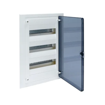     
 - Tablou electric incastrat Golf, 3 randuri, 36 module, usa transparenta, Hager, sercomelectric.ro