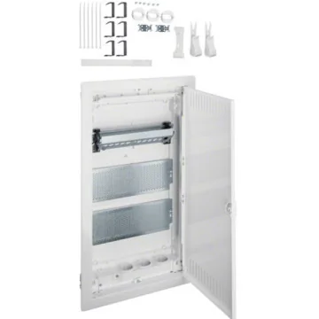     Dulapuri policarbonat / ABS...
 - Tablou multimedia Volta, 36 module, 3 prize Schuko, accesorii montaj, pentru gips-carton, Hager, sercomelectric.ro