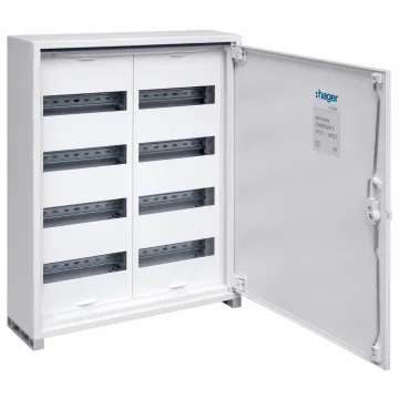     Tablouri si sigurante
 - Tablou electric aparent Univers, 96 module, IP44, 550x650x161 mm, Hager, sercomelectric.ro