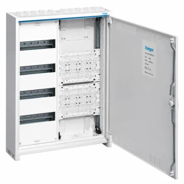     Tablouri si sigurante
 - Tablou electric aparent Univers, cu sectiune multimedia, 60 module, IP31, 550x800x161 mm, Hager, sercomelectric.ro