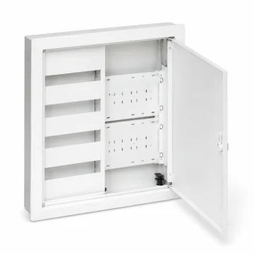     Tablouri si sigurante
 - Tablou electric incastrat Univers, cu sectiune multimedia, 48 module, IP31, 550x650x110 mm, Hager, sercomelectric.ro