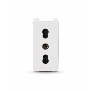     Prize si intrerupatoare
 - Priza italiana 2P+E, 1 modul, alb, Liveno, sercomelectric.ro