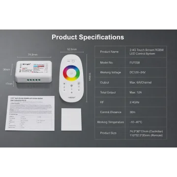 Banda LED si transformatoare - Kit controler RGBW cu..., sercomelectric.ro