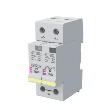     Protecții și accesorii...
 - Descarcator de supratensiune ETI ETITEC V T2 PV 720/20, Tip 2, 720 VDC, In 15 kA, Imax 40 kA, pentru sisteme fotovoltaice, sercomelectric.ro