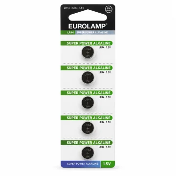     
 - Baterii LR44 Super Power Alkaline A76, 1.5V, Eurolamp (5buc/set), sercomelectric.ro