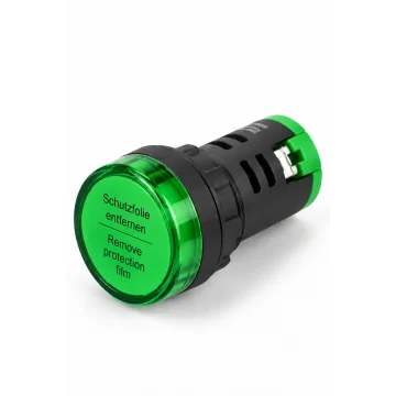     Aparate de masura si...
 - Lampa de semnalizare cu LED TEKSA, verde, 230 V AC, Ø22 mm, sercomelectric.ro