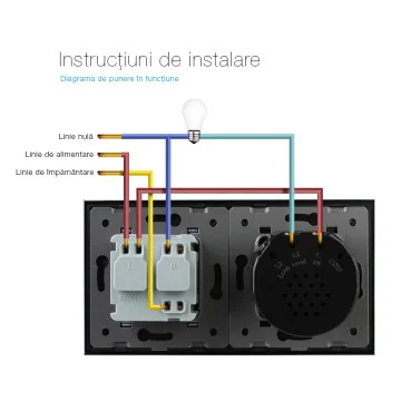 Intrerupator si priza - Intrerupator simplu + priza..., sercomelectric.ro